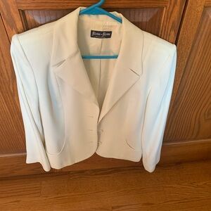 White dress blazer